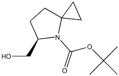 TERT-BUTYL (R)-5-(HYDROXYMETHYL)-4-AZASPIRO[2.4]HEPTANE-4-CARBOXYLATE Structure