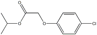 isopropyl 2-(4-chlorophenoxy)acetate Structure
