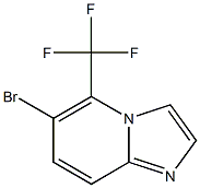6-Bromo-5-trifluoromethyl-imidazo[1,2-a]pyridine Struktur