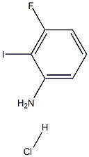 2-iodo-3-fluoroaniline HCl Structure