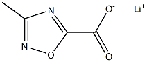 lithium 3-methyl-1,2,4-oxadiazole-5-carboxylate Structure