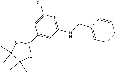 N-benzyl-6-chloro-4-(4,4,5,5-tetramethyl-1,3,2-dioxaborolan-2-yl)pyridin-2-amine