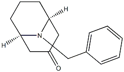 (1R,5S)-9-Benzyl-9-azabicyclo[3.3.1]nonan-3-one Struktur