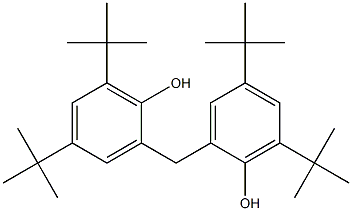 2,2'-亚甲基双(4,6-二叔丁基苯酚) 结构式