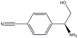 (S)-4-(1-amino-2-hydroxyethyl)benzonitrile Struktur
