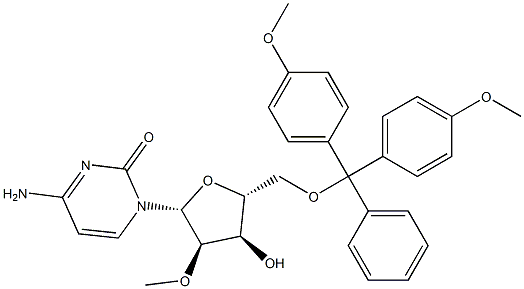 5'-DMT-2'-甲氧基胞苷 结构式