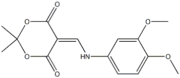 5-((3,4-dimethoxyphenylamino)methylene)-2,2-dimethyl-1,3-dioxane-4,6-dione