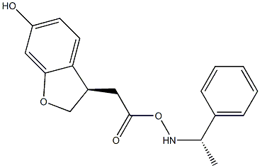 (S)-1-phenylethanamine (R)-2-(6-hydroxy-2,3-dihydrobenzofuran-3-yl)acetate