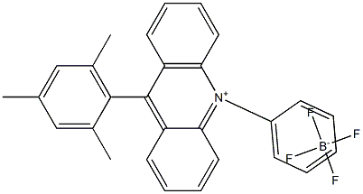 9-Mesityl-10-phenylacridinium tetrafluoroborate Struktur