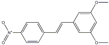 (E)-1,3-dimethoxy-5-(4-nitrostyryl)benzene Structure