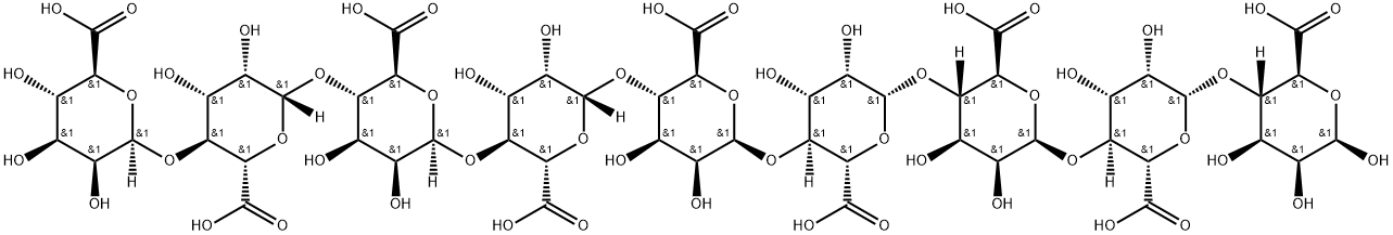 D-nonamannuronic acid nonasodium salt, 862694-99-3, 结构式