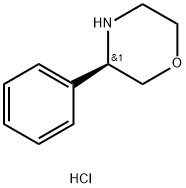 (3R)-3-Phenyl-morpholinehydrochloride Structure