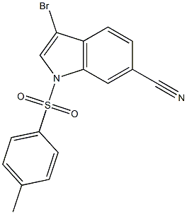 3-Bromo-1-tosyl-1H-indole-6-carbonitrile|