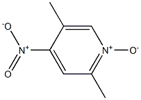 2,5-二甲基-4-硝基吡啶1-氧化物, , 结构式