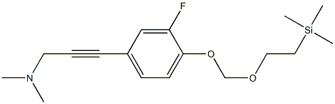  3-(3-fluoro-4-((2-(trimethylsilyl)ethoxy)methoxy)phenyl)-N,N-dimethylprop-2-yn-1-amine