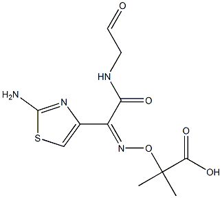 (Z)-2-(((1-(2-aminothiazol-4-yl)-2-oxo-2-((2-oxoethyl)amino)ethylidene)amino)oxy)-2-methylpropanoic acid
