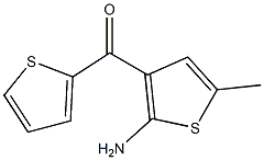 (2-amino-5-methylthiophen-3-yl)(thiophen-2-yl)methanone Structure
