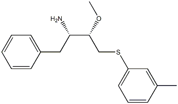 (2S,3S)-3-methoxy-1-phenyl-4-(m-tolylthio)butan-2-amine Structure