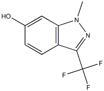 1-methyl-3-(trifluoromethyl)-1H-indazol-6-ol Struktur