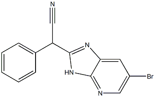 2-(6-bromo-3H-imidazo[4,5-b]pyridin-2-yl)-2-phenylacetonitrile