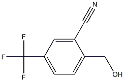 2-(hydroxymethyl)-5-(trifluoromethyl)benzonitrile 化学構造式