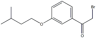 2-bromo-1-(3-(isopentyloxy)phenyl)ethanone Structure