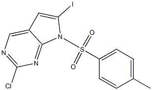 2-chloro-6-iodo-7-tosyl-7H-pyrrolo[2,3-d]pyrimidine