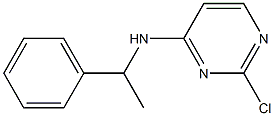 2-chloro-N-(1-phenylethyl)pyrimidin-4-amine Struktur
