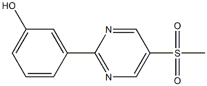 3-(5-(methylsulfonyl)pyrimidin-2-yl)phenol