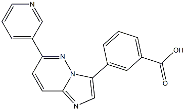 3-(6-(pyridin-3-yl)imidazo[1,2-b]pyridazin-3-yl)benzoic acid