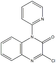 3-chloro-1-(pyridin-2-yl)quinoxalin-2(1H)-one Struktur