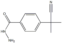 4-(2-cyanopropan-2-yl)benzohydrazide Struktur