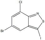 5-bromo-7-chloro-3-iodobenzo[c]isothiazole Structure