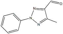 5-methyl-2-phenyl-2H-1,2,3-triazole-4-carbaldehyde Structure