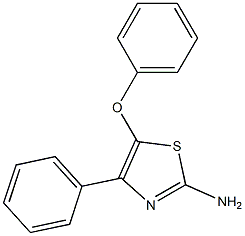 5-phenoxy-4-phenylthiazol-2-amine Structure