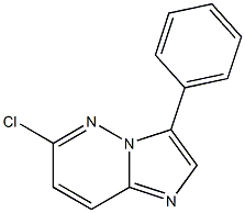 6-chloro-3-phenylimidazo[1,2-b]pyridazine Structure