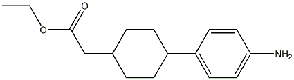  ethyl 2-(4-(4-aminophenyl)cyclohexyl)acetate
