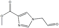 methyl 1-(2-oxoethyl)-1H-imidazole-4-carboxylate Struktur