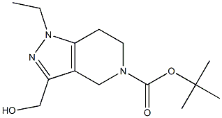 tert-butyl 1-ethyl-3-(hydroxymethyl)-6,7-dihydro-1H-pyrazolo[4,3-c]pyridine-5(4H)-carboxylate