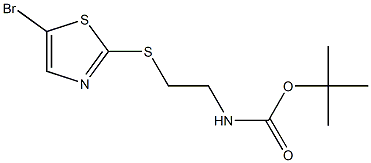 tert-butyl 2-(5-bromothiazol-2-ylthio)ethylcarbamate