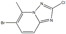 6-Bromo-2-chloro-5-methyl-[1,2,4]triazolo[1,5-a]pyridine Structure