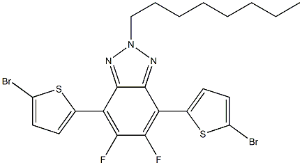 4,7-Bis-(5-bromo-thiophen-2-yl)-5,6-difluoro-2-octyl-2H-benzotriazole