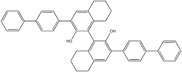 (S)-3,3'-Bis([1,1'-biphenyl]-4-yl)-5,5',6,6',7,7',8,8'-
octahydro-[1,1'-binaphthalene]-2,2'-diol, 99%e.e. Struktur