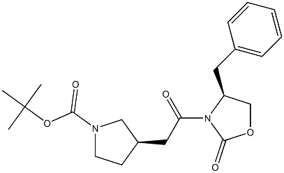 tert-butyl(3R)-3-{2-[(4S)-4-benzyl-2-oxo-1,3-oxazolidin-3-yl]-2-oxoethyl}pyrrolidine-1-carboxylate
