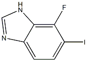 7-Fluoro-6-iodo-1H-benzoimidazole Struktur