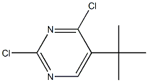 5-(tert-butyl)-2,4-dichloropyrimidine,,结构式