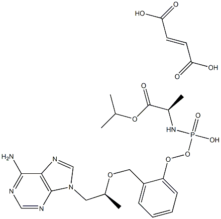 1962114-89-1 isopropyl (((((S)-1-(6-amino-9H-purin-9-yl)propan-2-yl)oxy)methyl)(phenoxy)phosphoryl)-D-alaninate fumarate
