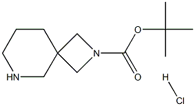 tert-Butyl 2,6-diazaspiro[3.5]nonane-2-carboxylate hydrochloride Structure