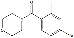 (4-bromo-2-methylphenyl)(morpholino)methanone