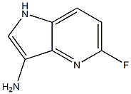5-Fluoro-1H-pyrrolo[3,2-b]pyridin-3-ylamine Struktur